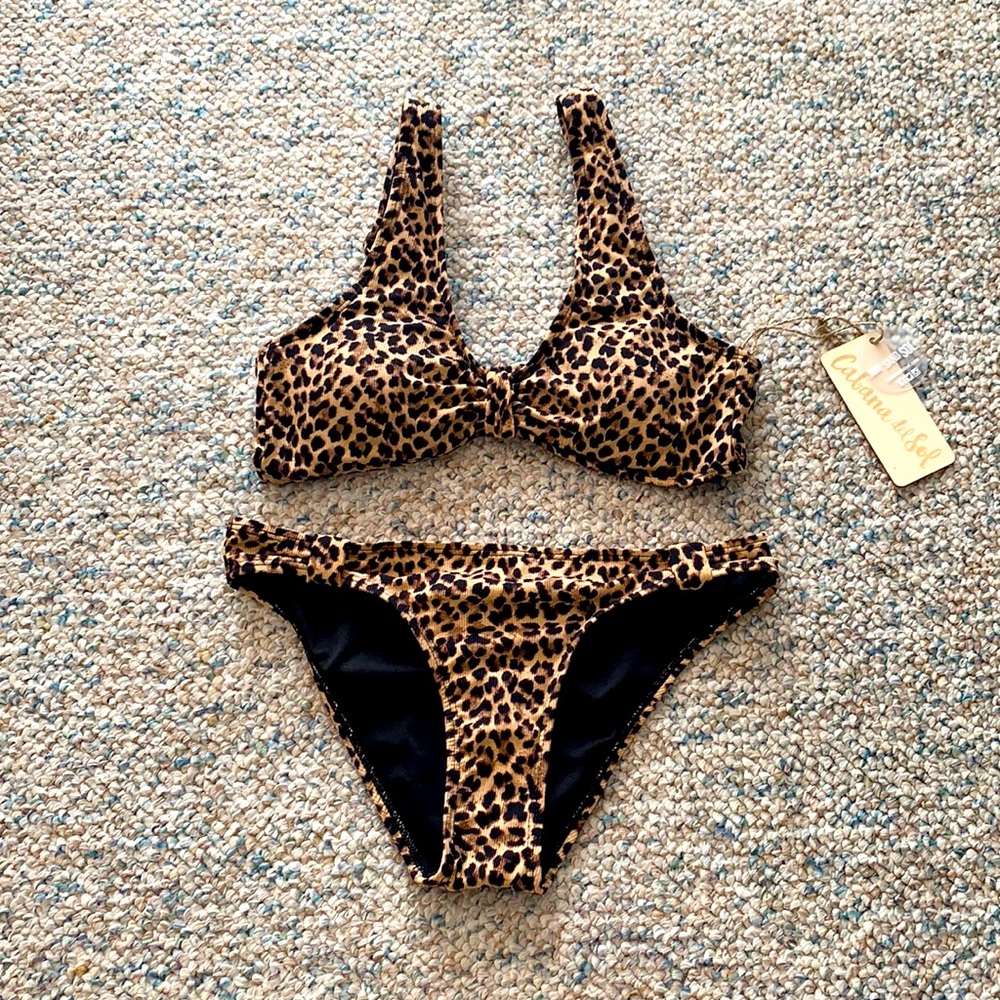 NWT Leopard Bikini